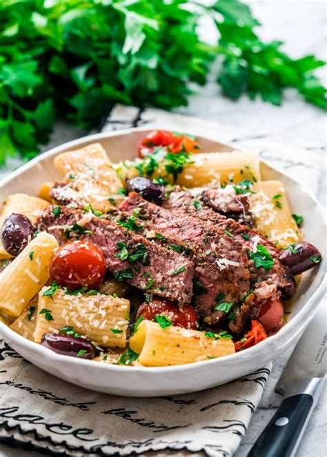 Ribeye Steak Pasta Puttanesca – BlossomPure .